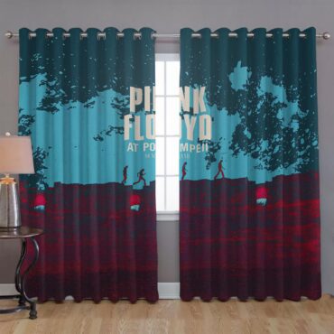 Pink Floyd at Pompeii MCMLXXII Red Window Curtains