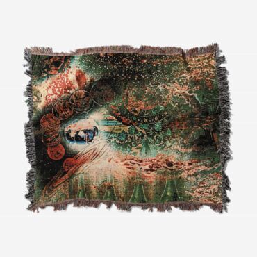 A Saucerful of Secrets Woven Blanket