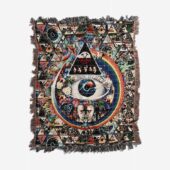 Woven Blanket 01 Album Cover Ring Collage Blotter Pink Floyd Art 1.jpg - OtherBrick