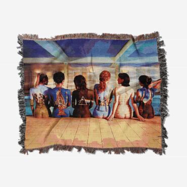 Back Art Body Painting Woven Blanket