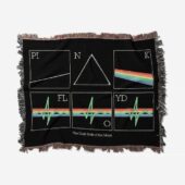 Woven Blanket 01 Dark Side Of The Moon 50th Prism Heart Beat - OtherBrick