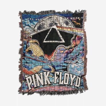 Dark Side Of The Moon Brick Woven Blanket