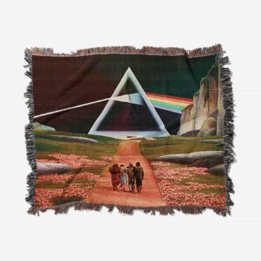 Dark Side of the Rainbow x Wizard of Oz at The Logan Theatre Woven Blanket