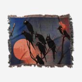 Woven Blanket 01 David Gilmour Dark And Velvet Nights Black Bird - OtherBrick
