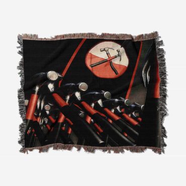 Hammer March Woven Blanket