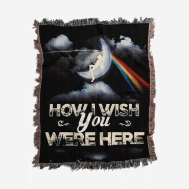 How Wish You Were Here Art Woven Blanket