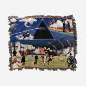 Woven Blanket 01 Pink Floyd Dsotm Wywh Division Bell Pulse Animal Collage Album - OtherBrick