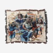 Woven Blanket 01 Pink Floyd Oilpaint Artwork Limited Edition - OtherBrick