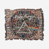 Woven Blanket 01 Pink Floyd Photo Mosaic Print Art Of All Things - OtherBrick