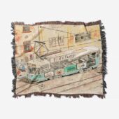 Woven Blanket 01 Pink Floyd Tram And Cat Vintage - OtherBrick