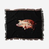 Woven Blanket 01 Pink Floyds Flying Pig - OtherBrick