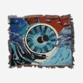 Woven Blanket 01 Pulse Hand Drawing Art - OtherBrick