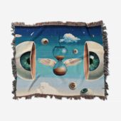 Woven Blanket 01 Pulse Pink Floyd Time Art - OtherBrick