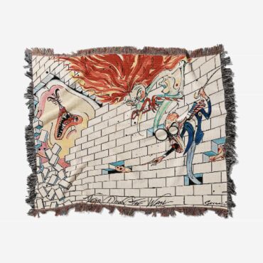 Tear Down the Wall Woven Blanket