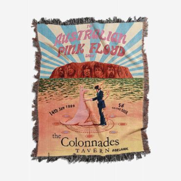 The Australian Pink Floyd Show 1989 The Colonnades Tavern Woven Blanket