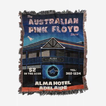 The Australian Pink Floyd Show Alma Hotel Adelaide 1988 Woven Blanket