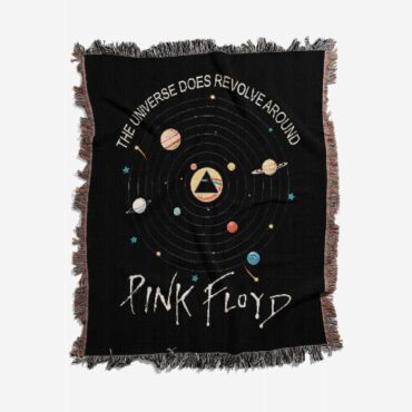 The Universe does Revolve Around Woven Blanket