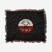 Woven Blanket 01 The Wall Emblem On Brick Background - OtherBrick