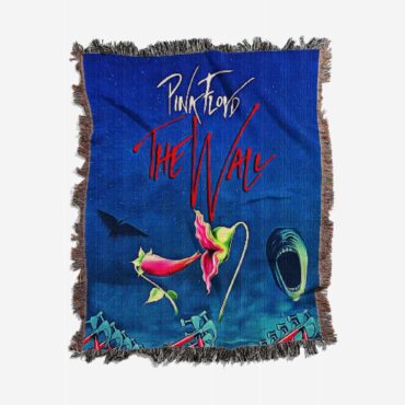 The Wall Hammer Flower Screaming Face Woven Blanket The Wall Hammer Flower Screaming Face Woven Blanket