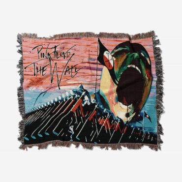 The Wall Hammers and Scream Woven Blanket