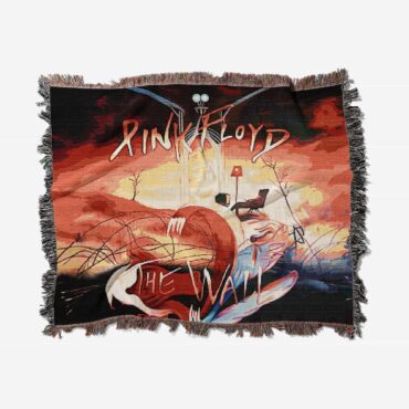 The Wall Water Color Painting Woven Blanket