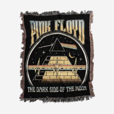 Vintage Pyramid Dark Side Woven Blanket