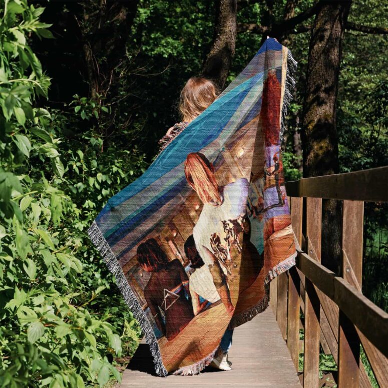 Back 2 Back Catalogue Woven Blanket Back 2 Back Catalogue Woven Blanket