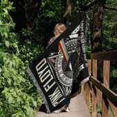 Woven Blanket 02 Dark Side Of The Moon Tour 1972 Emp Original - OtherBrick