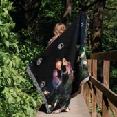 Woven Blanket 02 David Gilmour Dark And Velvet Night Art 3 - OtherBrick