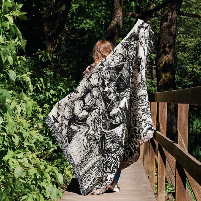 Essence of the Wall Woven Blanket Essence of the Wall Woven Blanket