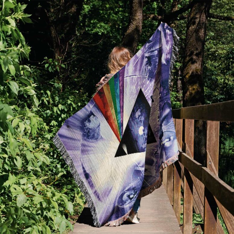 Exclusive Record Collector Dark Side Of The Moon Woven Blanket