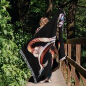 Woven Blanket 02 Flowers 2021 The Wall - OtherBrick