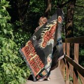 Woven Blanket 02 Ghost Rider Human Torch Wish You Were Here - OtherBrick