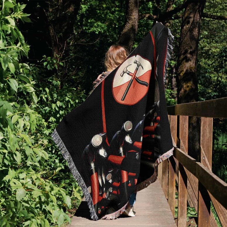Hammer March Woven Blanket