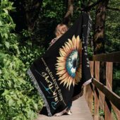 Woven Blanket 02 Hey Hey Rise Up Sunflower - OtherBrick
