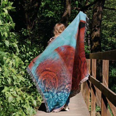 Meddle Album Cover 1971 Woven Blanket
