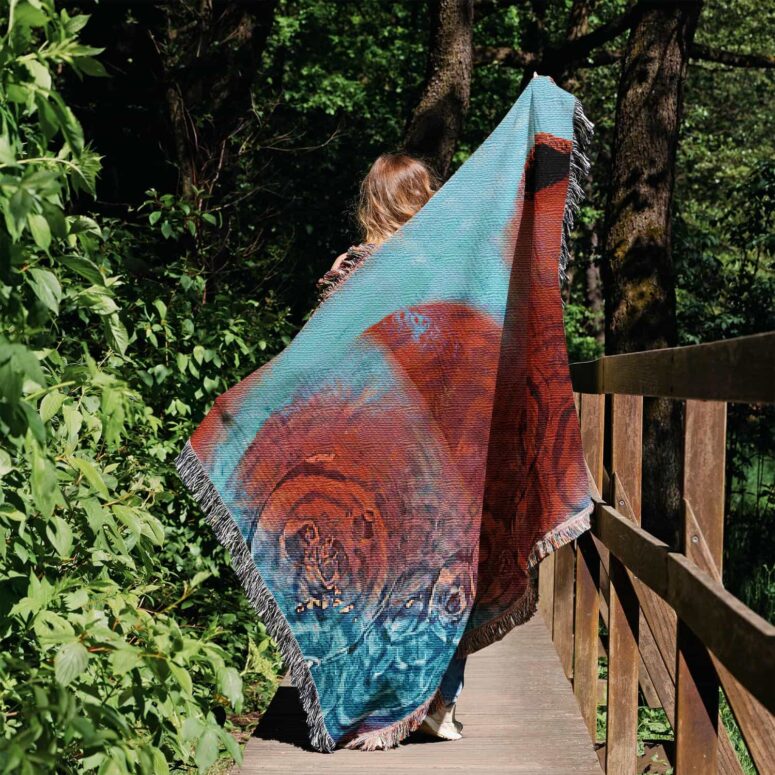 Meddle Album Cover 1971 Woven Blanket