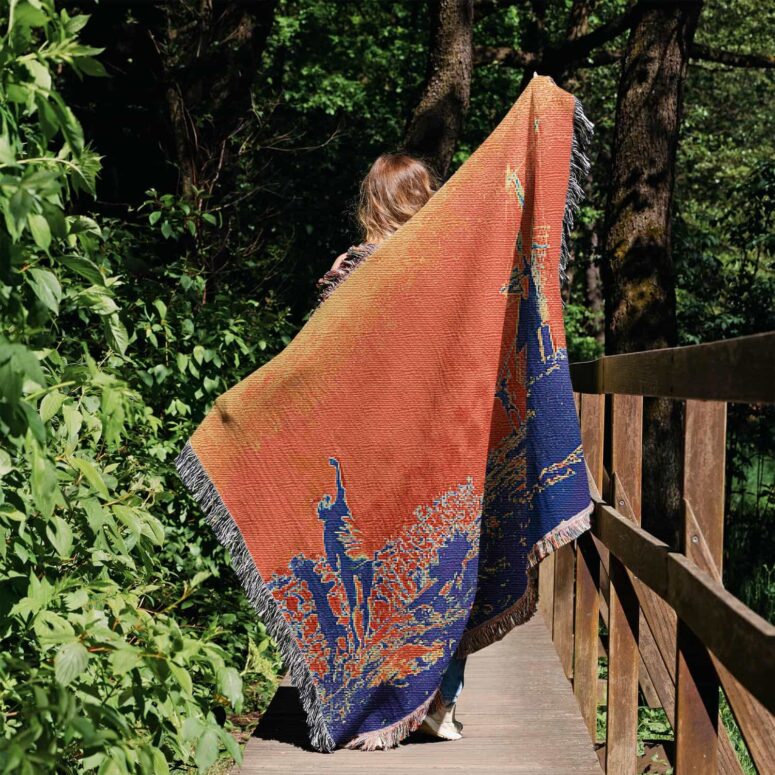 More June 1969 Pink Floyd Woven Blanket