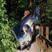 Woven Blanket 02 Pink Floyd Album Art Collage New Year - OtherBrick