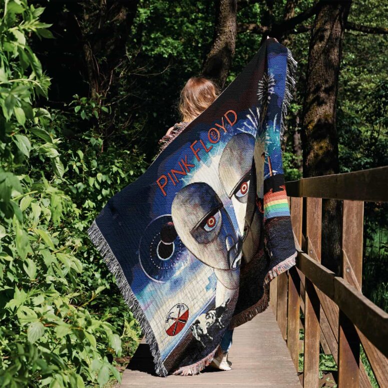 Pink Floyd Album Art Collage New Year Woven Blanket Pink Floyd Album Art Collage New Year Woven Blanket