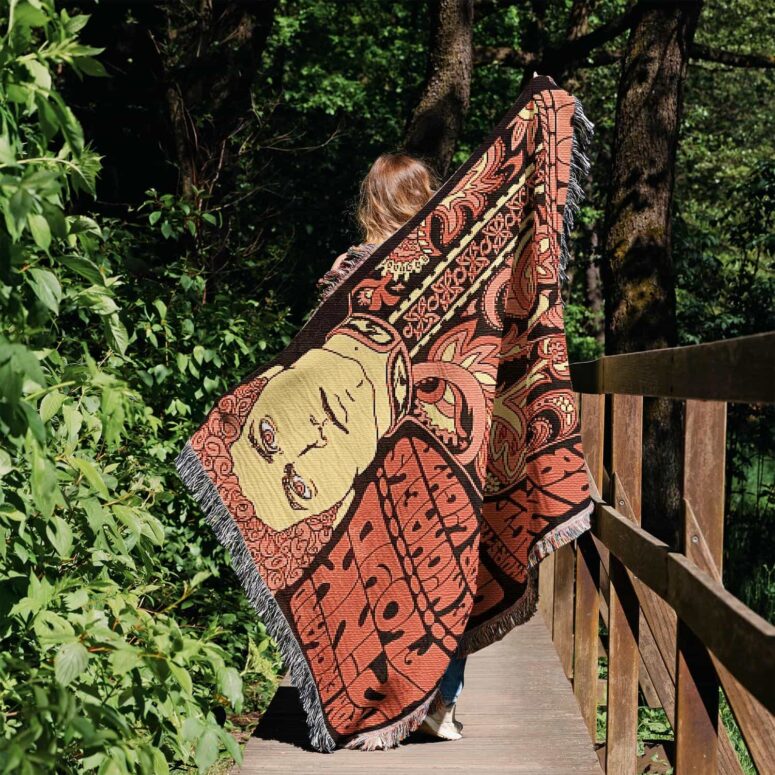 Pink Floyd Lee Michaels fillmore Woven Blanket