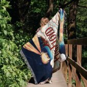 Woven Blanket 02 Pink Floyd Oakland Coliseum 1977 Artwork Expand - OtherBrick