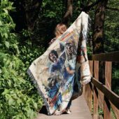 Woven Blanket 02 Pink Floyd Oilpaint Artwork Limited Edition - OtherBrick