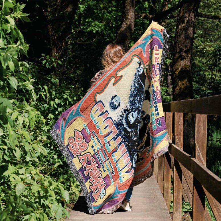 Pink Floyd The Whisky A Go Go 1967 Woven Blanket