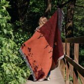 Woven Blanket 02 Pink Floyd At Pompeii Mcmlxxii Art - OtherBrick