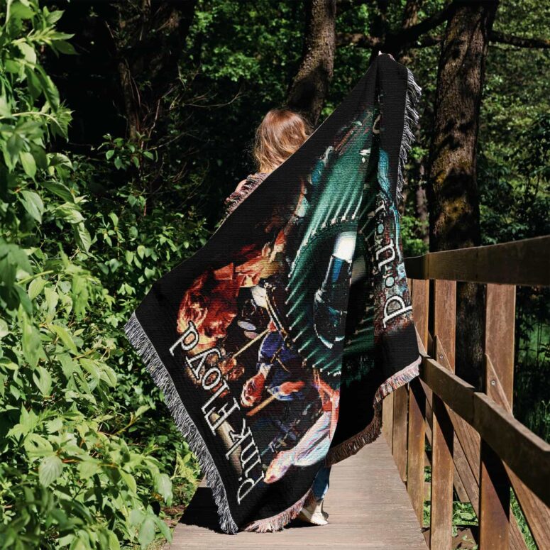 Pulse Resurrection Concert David Gilmour Nick Mason Richard Wright Remastered Woven Blanket