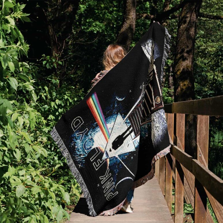 Stairway To The Moon Woven Blanket