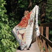 Woven Blanket 02 Tear Down The Wall - OtherBrick