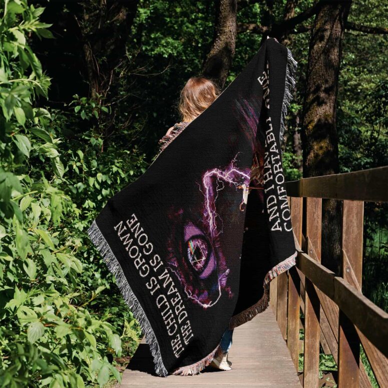The Child Is Grown The Dream Is Gone I Have Become Comfortably Numb Lyric Woven Blanket