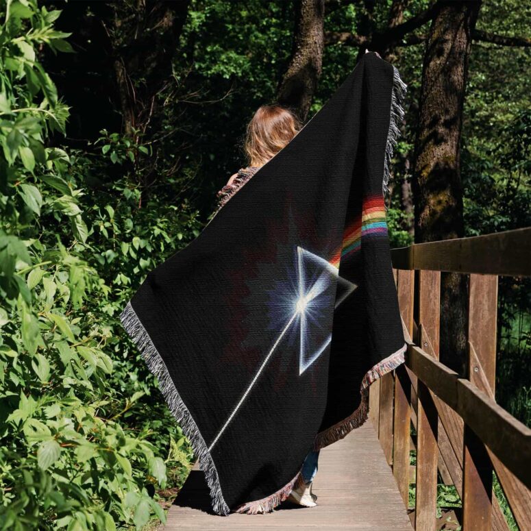 The Dark Side of the Moon Remastered Woven Blanket